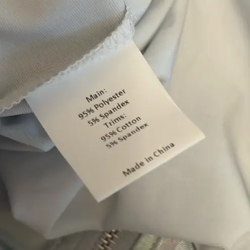 Allegra K *NWT*  Holographic Zip Up Lightweight Jacket Sz Small