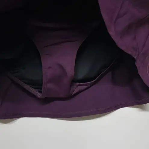 Title Nine Purple Athletic Skort Large Built-In Shorts Pocket Tennis Pickleball