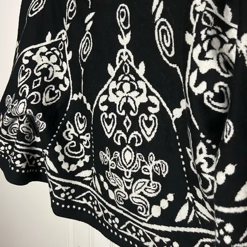 Max Mara 100% Wool Sweater Turtleneck Poncho