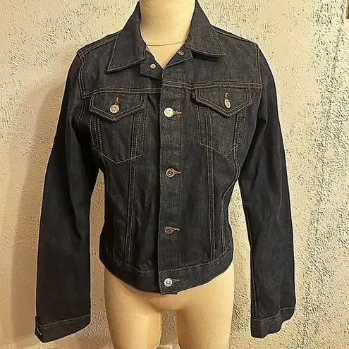 Juicy Couture  Jeans Dark Blue Denim Jacket Size Large