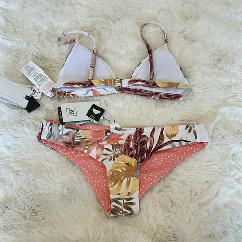 Rip Curl  Tallows Fixed Triangle Top/Cheeky Bottom Bikini Set