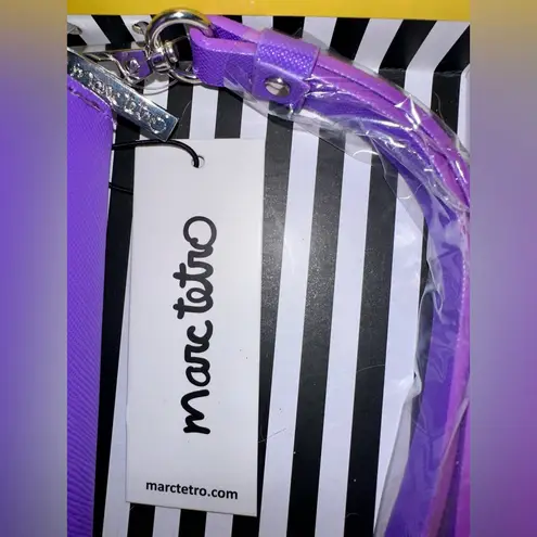 NWT Bichon Frise Purple Wristlet Zip Around Wallet