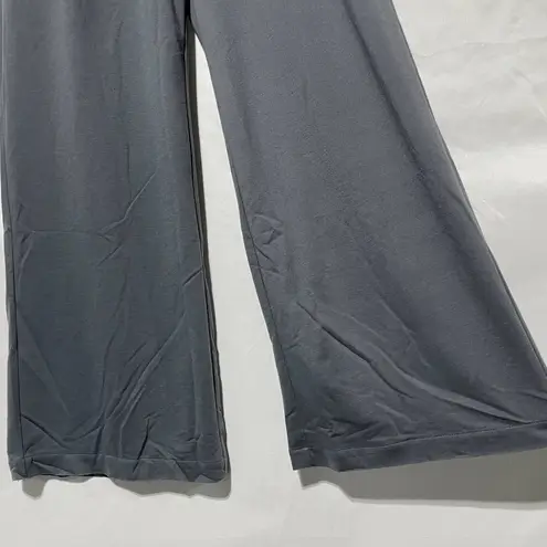 Area Stars New Wide Leg Knit Pants Pull On High Rise Long Pant Grey Size Large