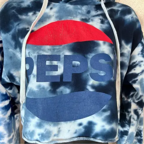Pepsi GraphicâTie Dye CropâHoodie
