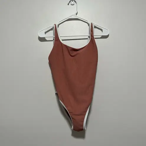 LainSnow Ocean Isle Women's One Piece Bathing Suit in Sangria Size XS