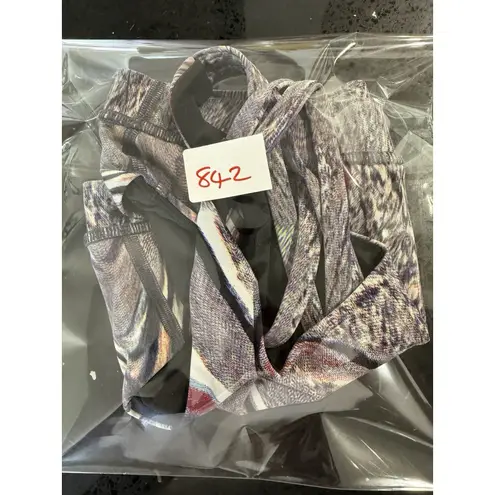 Lululemon Energy Bra (Nulux) Polychromatic Energy Bra 50g Multi Black