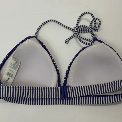 Boden Womens Swimsuit String Bikini Sz 8 Purple Blue Green Dot Stripe Paisley