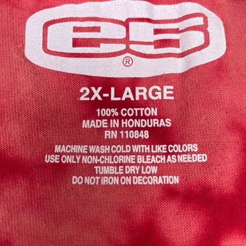 Letter N Red Tie Dye T