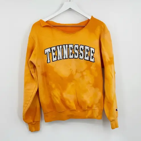 Champion  Tennessee Volunteers Custom Bleach Splatter Sweatshirt Size Medium