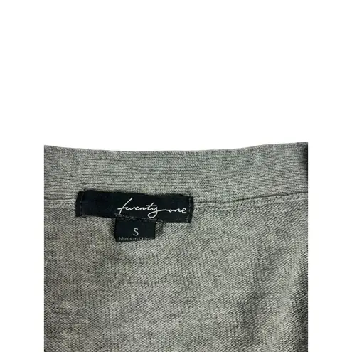 Twenty One Women's Grey Super Thin Sweater