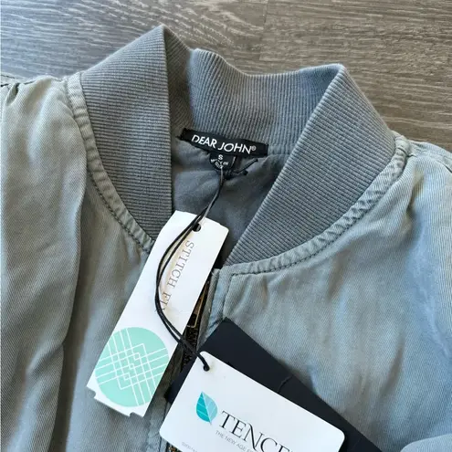 Dear John NWT Gray Bomber Jacket