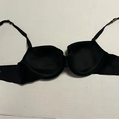 Stella McCartney Bra Basic Mesh Balconette Bra in Black Sz 34B EUC Style S72-108