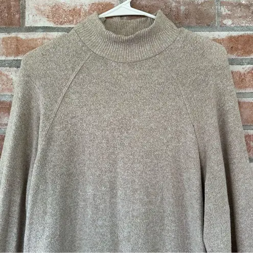 Maeve Anthropologie Mock Neck Sweater Women’s Small Beige Tan
