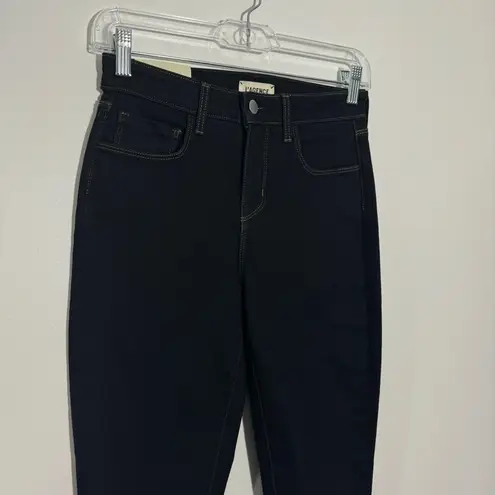 L'Agence NWT Marguerite High Rise Skinny Jeans In Dark Blue Ink Wash Size 24