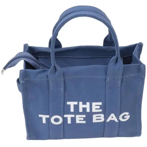 ✨Canvas Crossbody Tote Bags with Zip✨ Blue