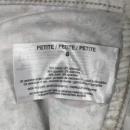 Gloria Vanderbilt Women's Amanda Short Petite Classic Rise Flex Denim Floral 8P