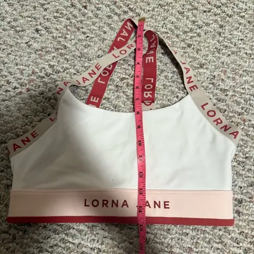 Lorna Jane Power Play Padded Logo Strappy Sport Bra- Size Small