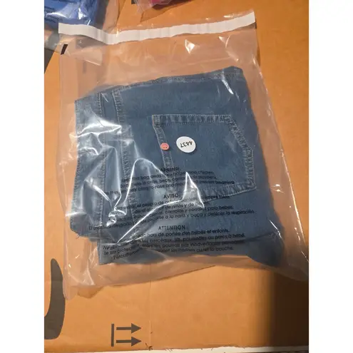 Coldwater Creek Straight Leg Blue Jeans Size 6P Medium Stretch Denim