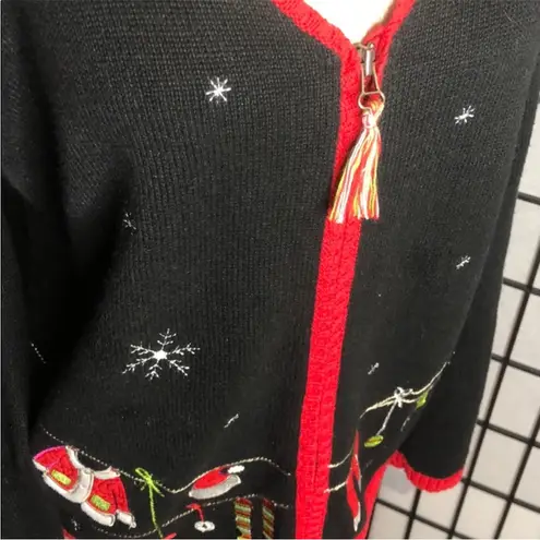 Christopher & Banks Ugly
Christmas Sweater Cardigan L
VINTAGE/RETRO Y2K Black Size L