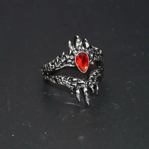 Medieval Ring with Stalagmites Silver