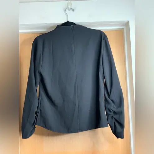 ZARA  Elegant Black Women's High Neck Top.     Size-Small