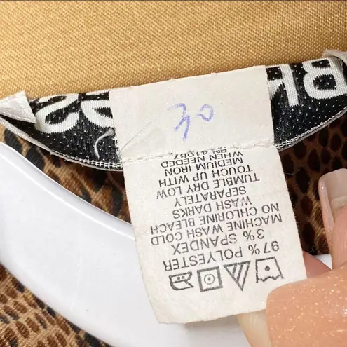 Briggs New York Vintage Briggs Petite Animal Print Snake Blazer Jacket Medium