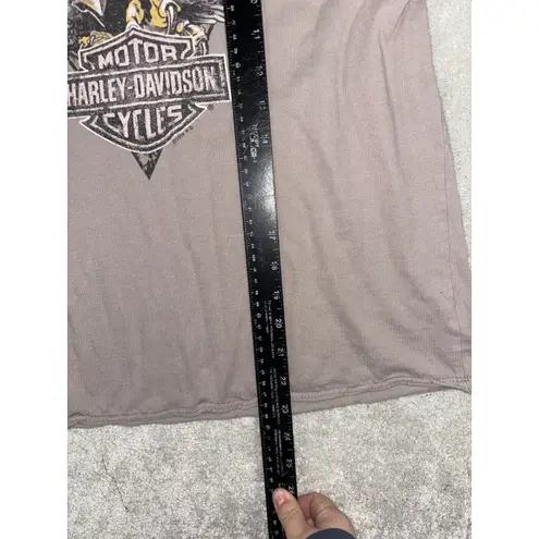 harley davidson v neck women medium shirt Myrtle Beach Purple