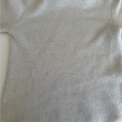 Brunello Cucinelli Womens Cashmere Baby Blue Turtle Funnel Neck Sweater Italy