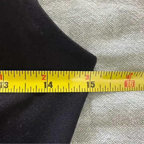 Susana Monaco One Sleeve Wrap Neck Mini Dress Black Size S