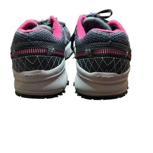 Saucony Raptor TR Shoes Womens Size 8.5 Gray Pink Trail Running Grip S15427-5