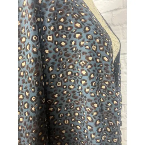 West Kei Front Tie Blouse Layering Top Made In The USA Women Size S