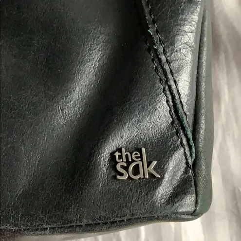 The Sak genuine black leather crossbody purse