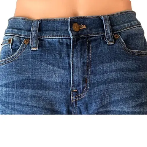 J.CREW Factory Stretch Boyfriend Distressed Denim Blue Jeans ~ Women's Size 27