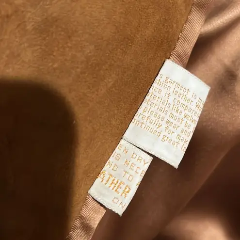 Napa Y Ante Skin Gear Fully Lined 100% Leather Jacket size 16 Brown