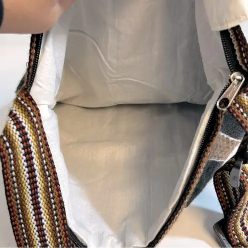 Peruvian Crossbody Hand Woven Bag Brown