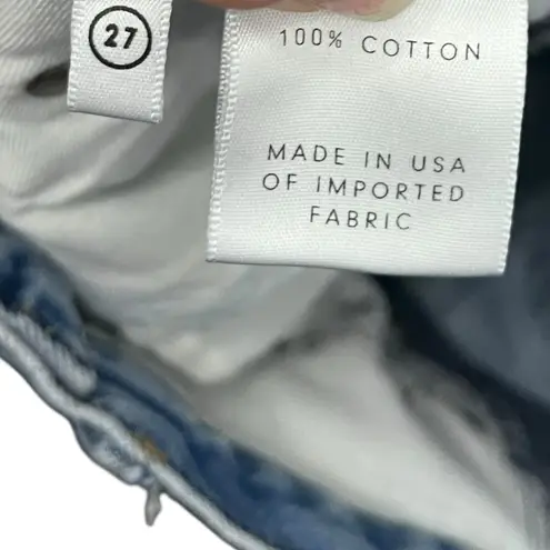 GRLFRND Karolina Distressed Jeans Women’s Size 27 Light Wash Petite High Rise