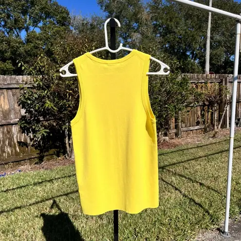 COS NWT Knitted Tank Top in Yellow Bright Size M