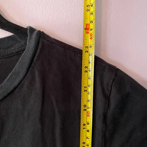 Farm Rio Black "Dress In Happiness" Colorful Graphic T-Shirt Women's size Small