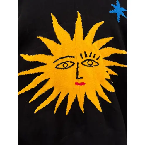 Dressed in Lala Child of the Universe Oversized Cardigan Size S/M Black - Image 10