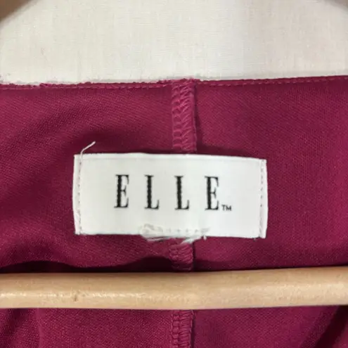 Elle All Over Floral Lace Top Women’s XXL Berry Lined Coquette Feminine Dressy