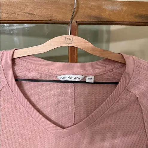 Calvin Klein Jeans Waffle Knit Long Sleeve - Size Small