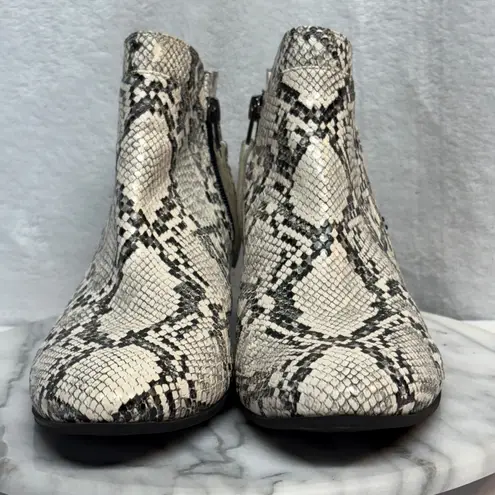 Circus by Sam Edelman Pipper Booties Women 8 Snakeskin Faux Leather Festival