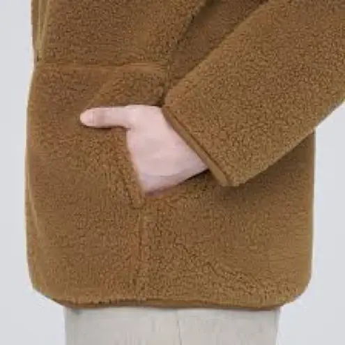 Muji Boa Fleece Jacket Mustard NWOT Size M Tan Size M