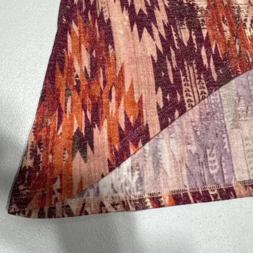 Attitudes by Renee Regular Global Illusions Casknit Tunic Womens XXSP Multicolor Orange Size undefined