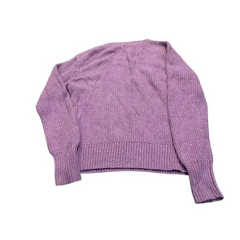 Chelsea28  Purple v-neck sweater