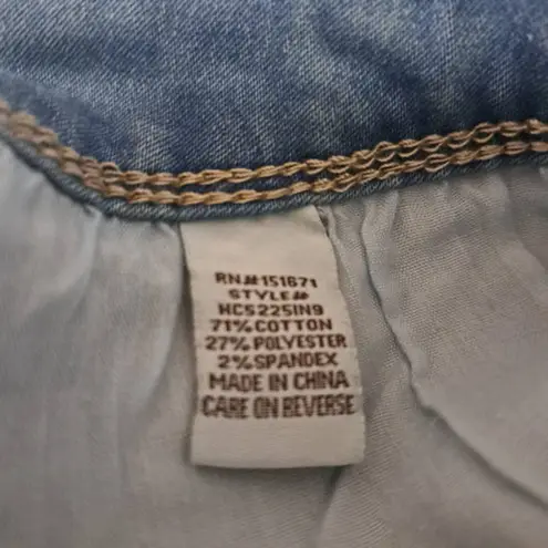 Hot Kiss High rise Stretch Get a Lift Straight Leg Jeans Medium wash Size 7