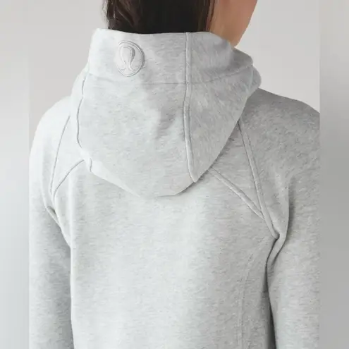 Lululemon  Scuba Hoodie Heathered Vapor Grey Jacket Size 4