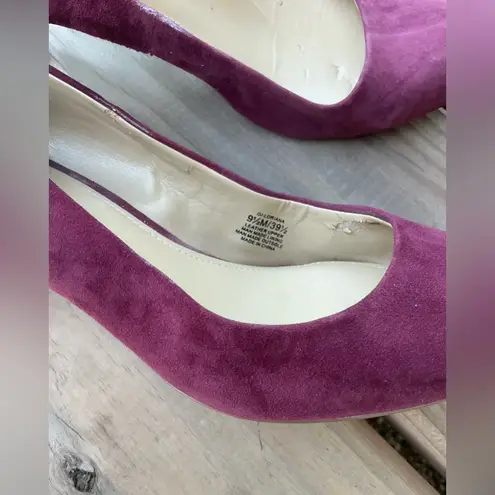 Comfy pretty mid heel pumps๐๐ Purple Size 9.5