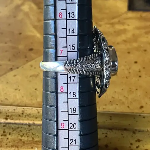 Australian Boulder Opal Sterling Silver Ring Size 7.25