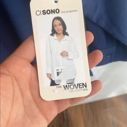 Ci Sono  Navy Blue Blouse